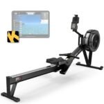 DMASUN Indoor Exercise Bikes for Home Gym Use with LCD Display, Spin Bike with Tablet Holder & Comfortable Seat Cushion, Super Quiet Fitness Bike for Home Cardio Workout with Heart Rate Sensor