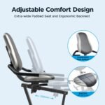 JLL Recumbent Exercise Bike for Seniors, Magnetic Stationary Bike for Home - Image 4