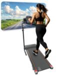 Evolve B1 Foldable Treadmill with Incline, Handrail & Bluetooth, Compact Walking Pad - Image 2
