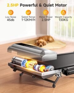 6-in-1 Folding Walking Pad, 1–12% Incline, Retractable Handrail, App & Remote - Image 6