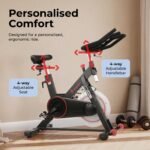 Sunny Health & Fitness Premium Megnetic Exercise Bike for Studio Cycling - Image 7