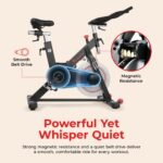 Sunny Health & Fitness Premium Megnetic Exercise Bike for Studio Cycling - Image 6