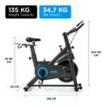 JLL Exercise Bike, Indoor Stationary Bike Home Cardio Workout Equipment - Image 8