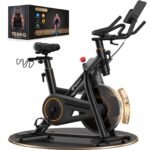 MERACH Heavy Duty Magnetic Exercise Bike with 10kg Flywheel
