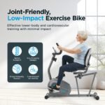 JLL Recumbent Exercise Bike for Seniors, Magnetic Stationary Bike for Home - Image 2
