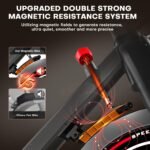 1. DMASUN Indoor Exercise Bike, LCD Display, Heart Rate Sensor, Tablet Holder & Quiet Drive - Image 3