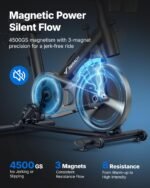Merach Magnetic Exercise Bike with 15.6" Adjustable HD Screen - Image 6