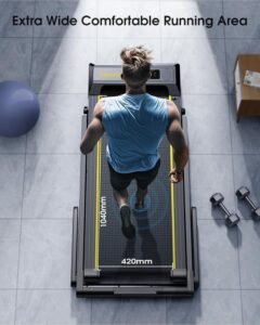 6-in-1 Folding Treadmill, 12% Incline, 2.5HP, 16 km/h, Dual LED, App & Bluetooth - Image 7