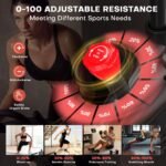 1. DMASUN Indoor Exercise Bike, LCD Display, Heart Rate Sensor, Tablet Holder & Quiet Drive - Image 4