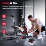 JOROTO X2 Indoor Exercise Bike, Magnetic Resistance, 18 kg Flywheel, 160 kg Capacity - Image 9