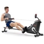 Sunny Health & Fitness Rowing Machine for Home Gym Full-Body Quiet Workout