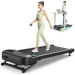 UREVO SpaceWalk 5L Smart Walking Pad with 9% Auto Incline for Home Hiking