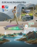 Urevo CyberPad Smart Treadmill, Under Desk Treadmill for Office - Image 2