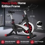 JOROTO X2 Indoor Exercise Bike, Magnetic Resistance, 18 kg Flywheel, 160 kg Capacity - Image 6