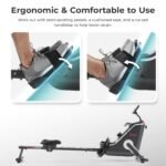 Sunny Health & Fitness Rowing Machine for Home Gym Full-Body Quiet Workout - Image 8