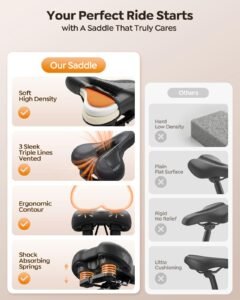 2026 Exercise Bike with Touchscreen, App, 0–100% Magnetic Resistance, 15 kg Flywheel, 170 kg Capacity - Image 7