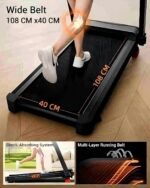 Foldable Treadmill for Home with 20% Incline, 14KM/H Treadmill with Handle - Image 2