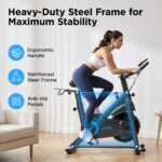 JLL Exercise Bike, Indoor Stationary Bike Home Cardio Workout Equipment - Image 7