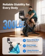 Merach Magnetic Exercise Bike with 15.6" Adjustable HD Screen - Image 4