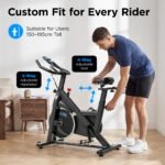 JLL Exercise Bike, Indoor Stationary Bike Home Cardio Workout Equipment - Image 4
