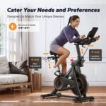 MERACH Heavy Duty Magnetic Exercise Bike with 10kg Flywheel - Image 6