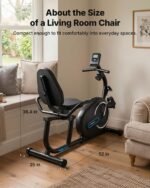 MERACH Recumbent Exercise Bike for Home with Comfortable Low-Impact Cardio - Image 10