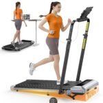 6-in-1 Folding Walking Pad, 1–12% Incline, Retractable Handrail, App & Remote