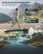 UREVO SpaceWalk 5L Smart Walking Pad with 9% Auto Incline for Home Hiking - Image 5