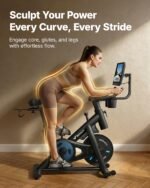 Merach Magnetic Exercise Bike with 15.6" Adjustable HD Screen - Image 8