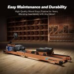 MERACH Foldable Wood Rowing Machine, Water Resistance, Monitor, App, 180 kg Capacity - Image 7