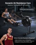 MERACH Air Resistance Rowing Machine for Home - Image 3