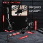 DMASUN Indoor Exercise Bikes for Home Gym Use with LCD Display, Spin Bike with Tablet Holder & Comfortable Seat Cushion, Super Quiet Fitness Bike for Home Cardio Workout with Heart Rate Sensor - Image 7