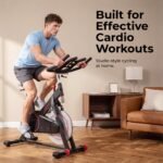 Sunny Health & Fitness Premium Megnetic Exercise Bike for Studio Cycling - Image 3