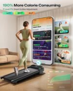 UREVO SpaceWalk 5L Smart Walking Pad with 9% Auto Incline for Home Hiking - Image 4