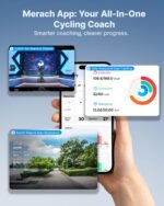 MERACH Self-Powered Magnetic Exercise Bike with Adaptive Resistance - Image 7