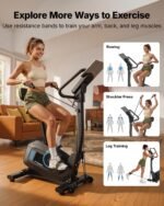 MERACH 5-in-1 Smart Exercise Bike with Adaptive Resistance & Backrest - Image 4