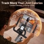 JOROTO X4S Bluetooth Exercise Bike, Magnetic Resistance, Belt Drive, 352 lb Capacity - Image 7