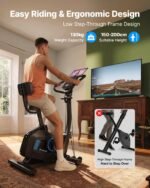MERACH 5-in-1 Smart Exercise Bike with Adaptive Resistance & Backrest - Image 5