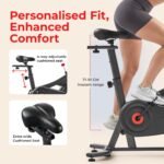 Sunny Health & Fitness Spin Bike, Stationary Bike for Home Cardio Workout - Image 4